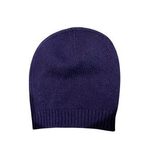 Naked Cashmere Beanie Knit 100% Hat Purple